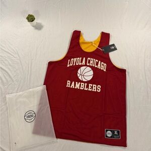 19Nine Loyola Chicago Basketball Practice Jersey Reversible Size XL Maroon